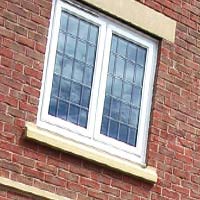 white casement windows