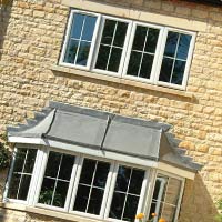cream upvc windows